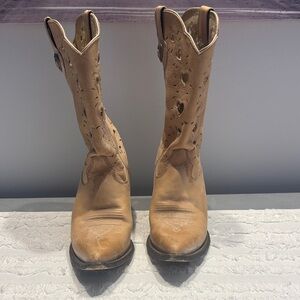 Durango Light Brown Western Heeled Boots